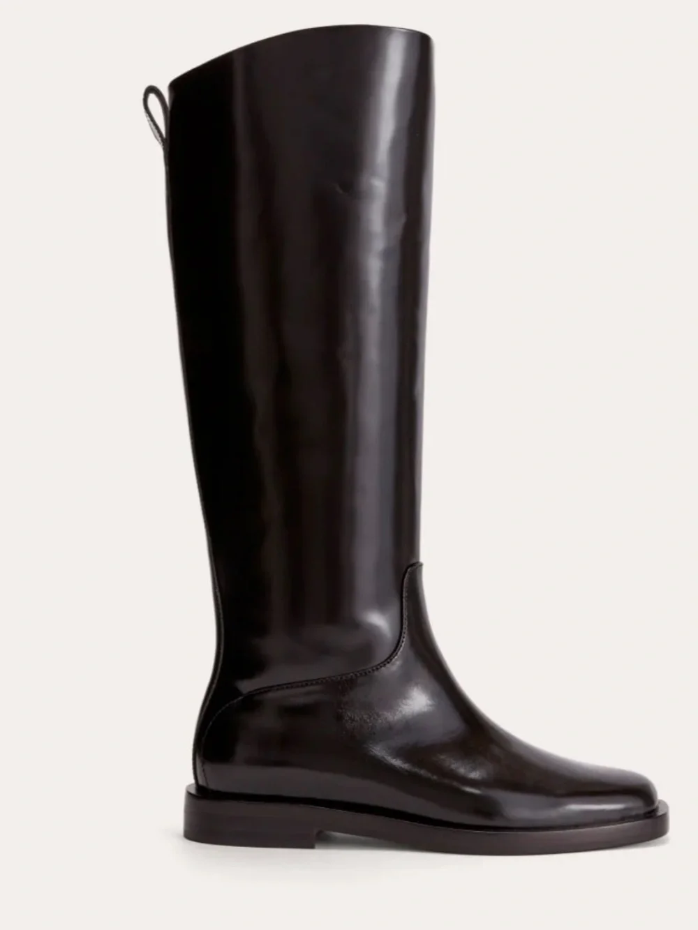 NEW Everlane Fall Classic The Riding Boot Black Patent